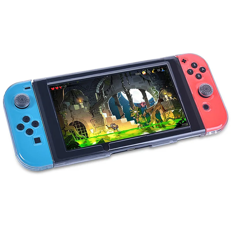 Чехол для консоли NS Joy-Con, прозрачный чехол с пультом дистанционного управления для пульта дистанционного управления, джойстик Joy-Con, Кристальный корпус