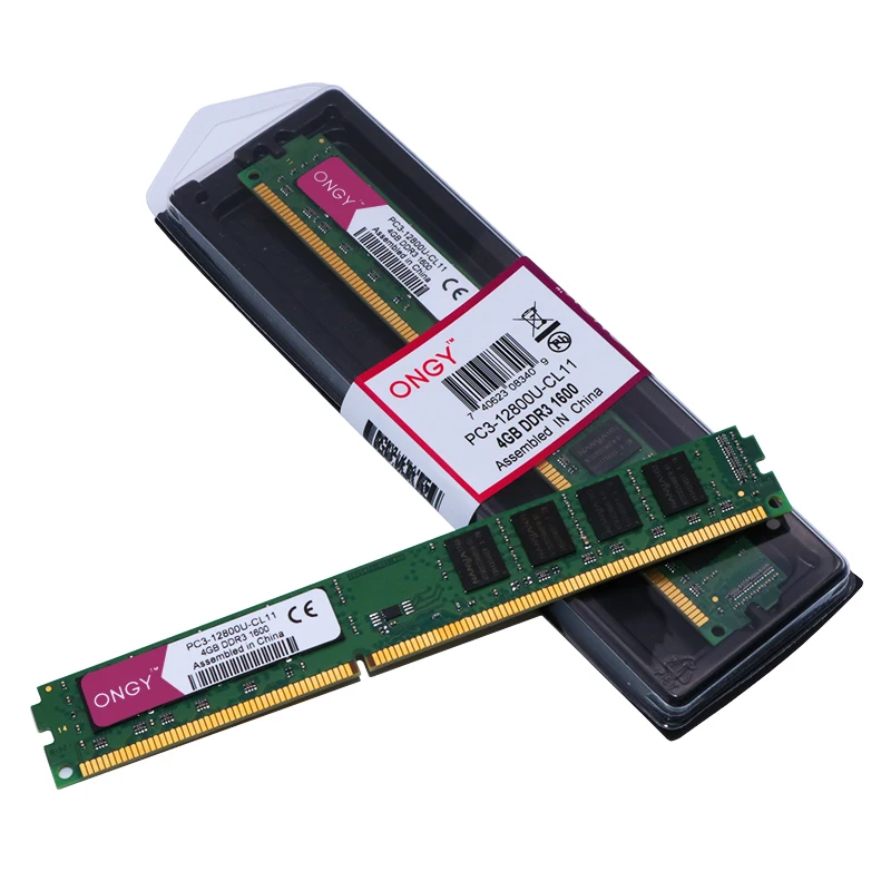 Оперативная память ONGY DDR3, 4 Гб, 1600 МГц, Настольная память, 240pin, 1,5 в, Новая Память DIMM для компьютера, оперативная память PC3L-1600U ddr 3 для Intel и AMD