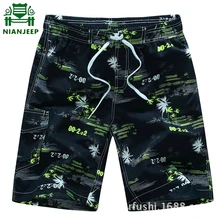 Летние популярные мужские пляжные шорты быстросохнущие пляжные шорты с принтом мужские бермуды размера плюс 5XL 6XL мужские купальные костюмы