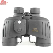ZIYOUHU 7X50 мощный Военный бинокль Оптический Прибор водонепроницаемый азот HD дальномер большой азимутальный Компас для взрослых