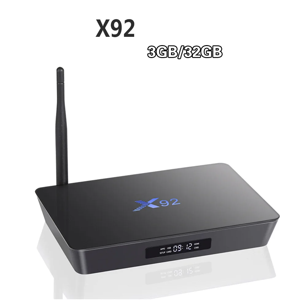 VONTAR X92 Android tv BOX 7,1 3GB 32GB Amlogic S912 Octa Core5G Wifi 4K BT4.0 H.265 Dual Wifi Google Play Youtube Smart tv BOX - Цвет: X92 3G 32G