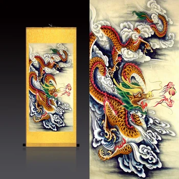

Silk porch hanging painting (Longteng Rui) living room decoration painting