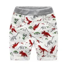 Детская одежда летние шорты для мальчиков и девочек, детские штаны с принтом динозавра детские свободные шорты pantalones cortos# LR3
