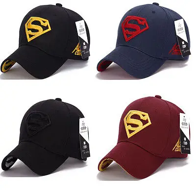 Бейсболка Супермена Бейсбол Дальнобойщик Новая мода супергерой Комиксы DC Golf Регулируемые спортивные шапки