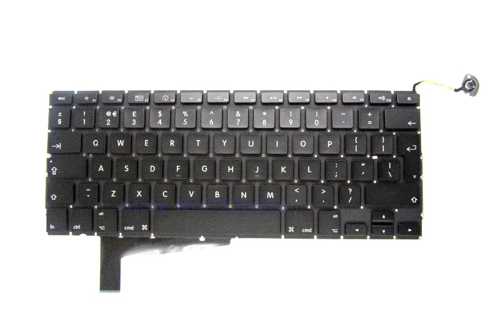 NEW Laptop replacement keyboard for APPLE MACBOOK PRO A1286 MB470 MB471 2008  keyboard UK layout