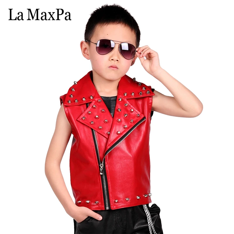 Buy La MaxPa fashion boys kids baby leather blazers