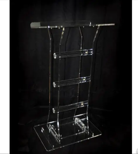 Акриловый лектор, прозрачный подиумный дисплей, прозрачная церковная кафедра, опт