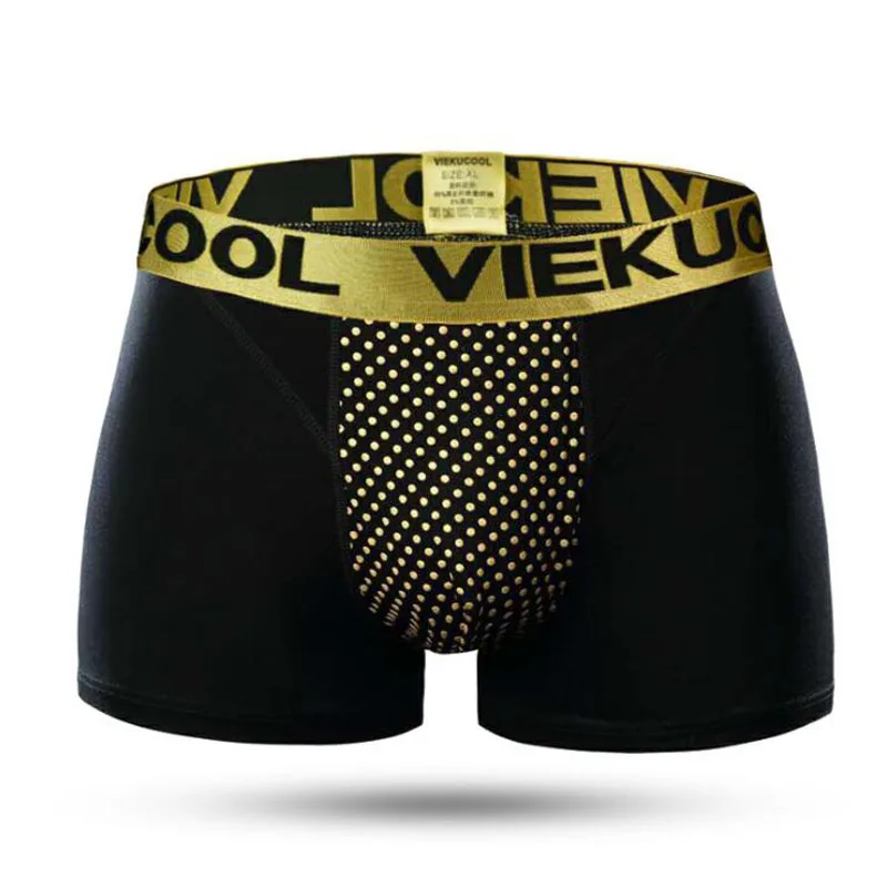 

Pants Fashion Men's Underwear Generation Tourmaline Ice Silk Breathable Men's Sexy Underwear Magnetic Therapy Boxer B009