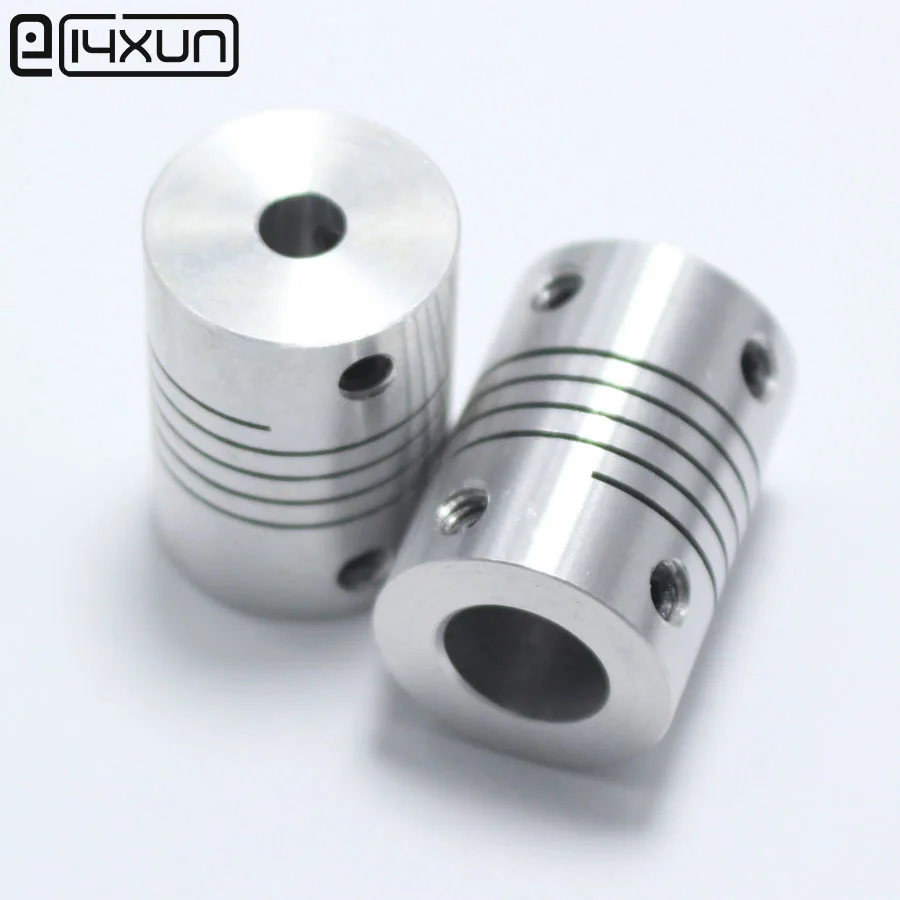 2pcs 8x8mm CNC Motor Jaw Shaft Coupler 8mm To 8mm Flexible Coupling OD 25x30mm