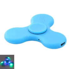 5 COLORS Fidget Spinner LED Bluetooth Speaker Hand Spinner Spinning Top Decompression Finger Spiner Toys