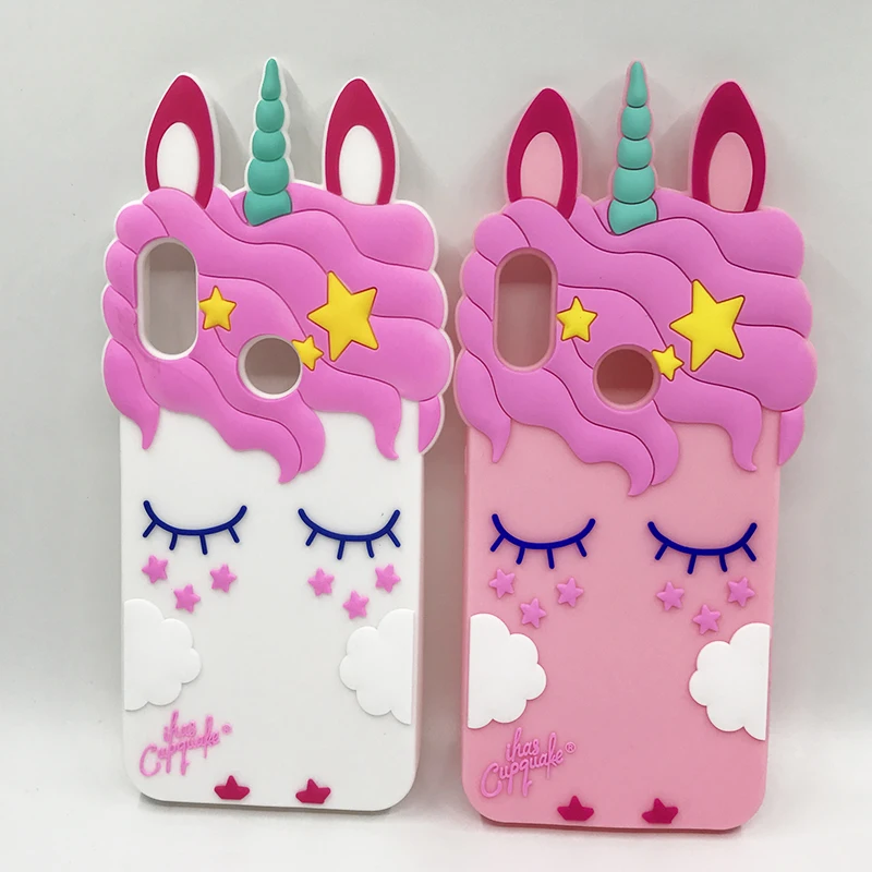 For Huawei Nova 3i Case Silicone Cartoon Unicorn Cat Soft P Smart Plus Cover fundas 3 Cases | Мобильные телефоны и