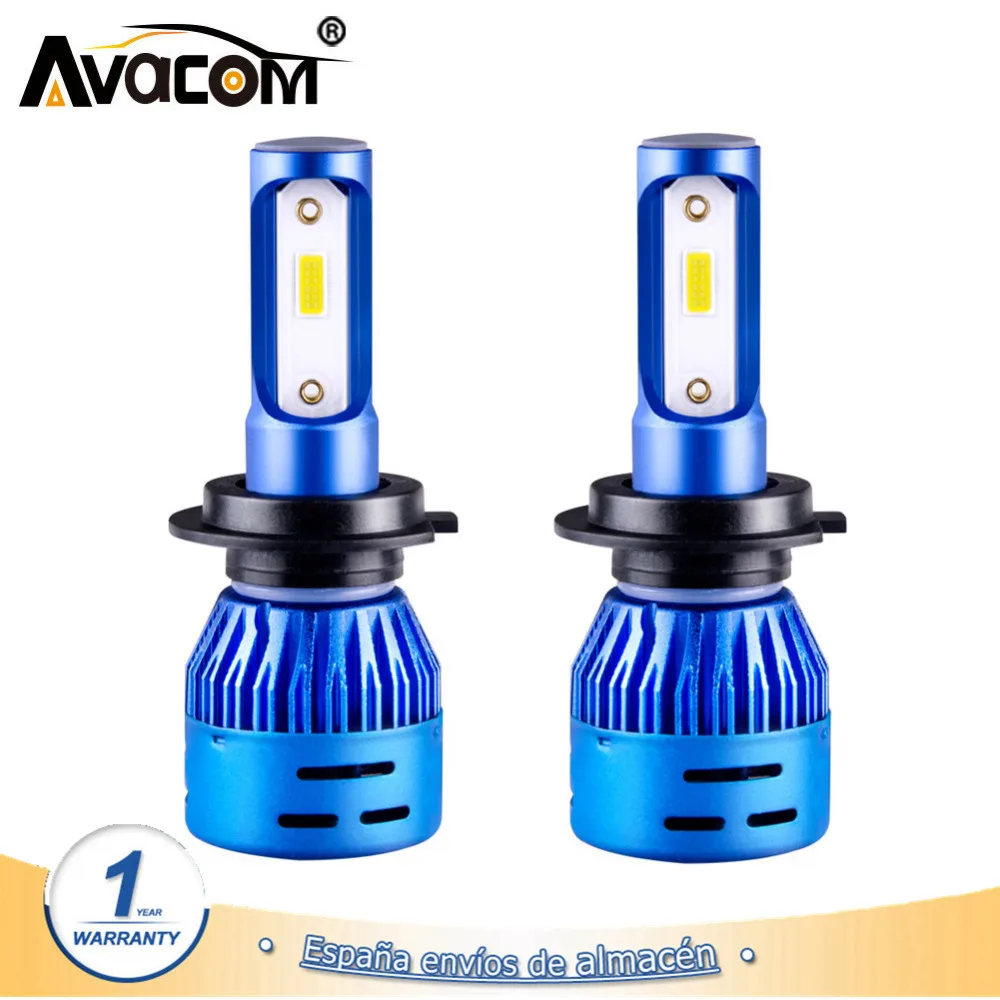 

LED Turbo H7 DOB Chip 2Pcs Car Headlights Bulb 12V 9005/HB3 9006/HB4 72W 8000Lm 6500K LED H4 H1 Diode Lampada Ampoule Voiture