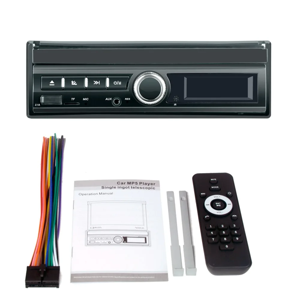Автомагнитола 1 Din с Bluetooth Mirror link 1din мультимедийный плеер сенсорным экраном
