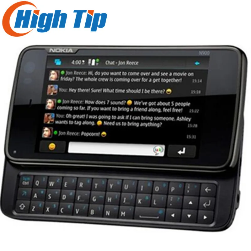 Nokia N900 Оригинальный разблокированный телефон Поддержка QWERTY Русская клавиатура GSM