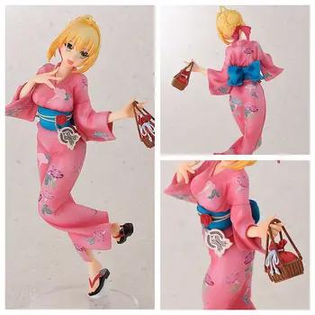 

22cm Fate stay night FGO saber Figure action figure PVC toys collection doll anime cartoon model for friend gift