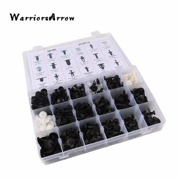 

WarriorsArrow 415Pcs Push Pin Rivet Car Bumper Door Panel Body Clip Retainer Fastener For Ford For Chrysler For Toyota For Honda