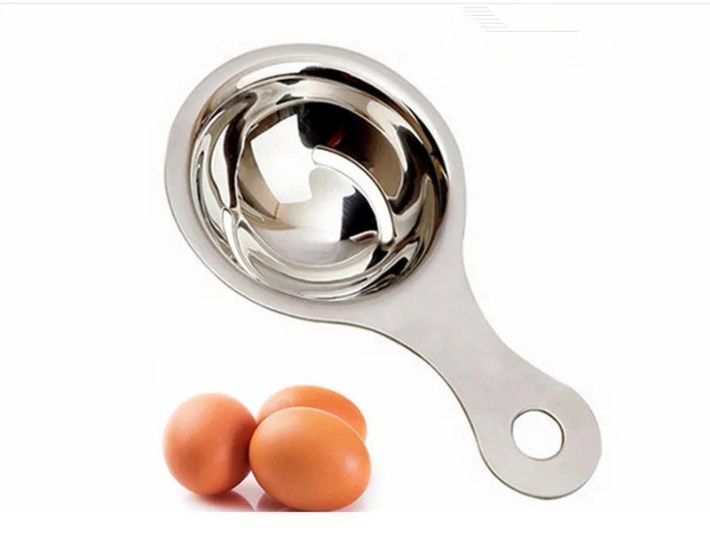 High Quality Stainless Steel Egg Separator Tool Spoon Egg Yolk Eggs