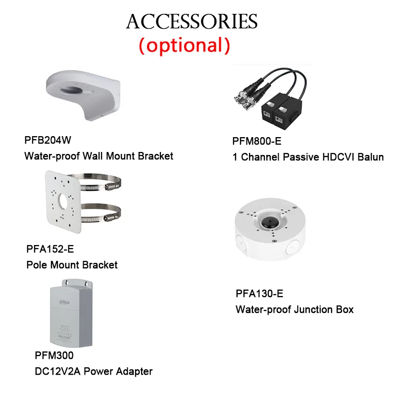 Dahua HAC-HDW2249T-A-LED CCTV камера 2MP полноцветная Starlight HDCVI Eyeball камера