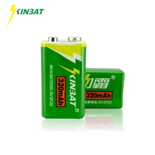 

KINBAT 9V Ni-MH 300mAh Rechargeable Batteries Rechargeable Battery For Camera Toys Remote Controller Microphone Multimeter