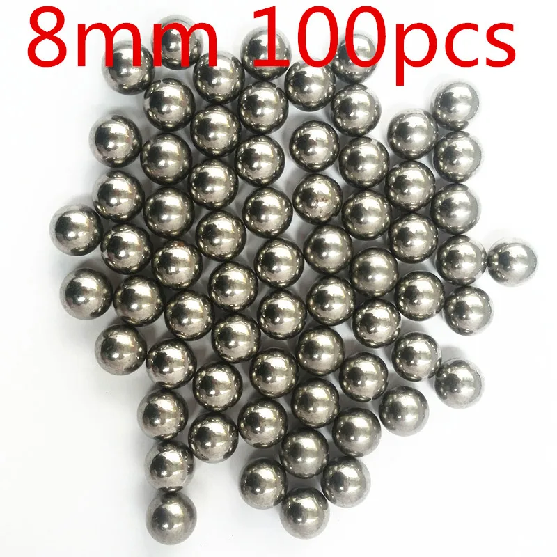 100Pcs 8mm Diameter Steel Ball For Hunting Professional Slingshot