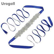 Модные свадебные Ремни Цветок Атласное свадебное платье невесты Роскошный горный хрусталь ремень вечерние платья подружки невесты пояс Женские аксессуары