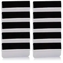 EHDIS 10 шт. белый тканевый Войлок Виниловая пленка для автомобиля обертывание оконный скребок Тонирующий инструмент авто наклейки упаковочные инструменты 10*4,6 см