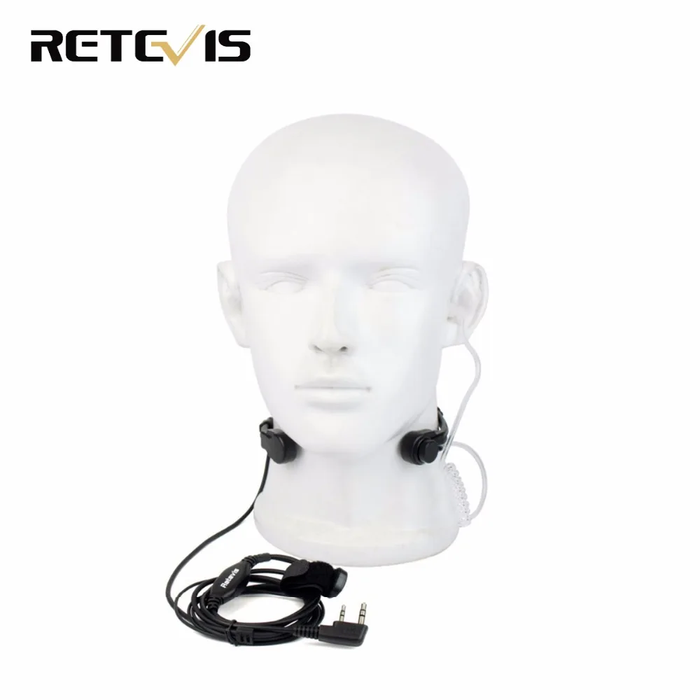 bilder für 2 Pin Throat Mic PTT Headset für KENWOOD BAOFENG BF-888S UV-5R Retevis H777 TYT Ham Radio Walkie Talkie C9026A bilder für 2 Pin Throat Mic PTT Headset für KENWOOD BAOFENG BF-888S UV-5R Retevis H777 TYT Ham Radio Walkie Talkie C9026A