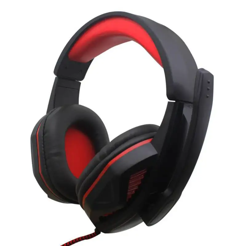 Internet Cafe Game Headphone High Fidelity Speaker Headset Unversal Earphones with Mic for PC Lap Smartphone