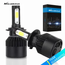 Maluokasa 2 шт. S2 8000lm H1 H4 H7 светодиодный фар автомобиля 72 Вт H3 H8/H9/H11 9005 9006 светодиодный светильник 6500 К белого Авто DRL лампа для автомобиля