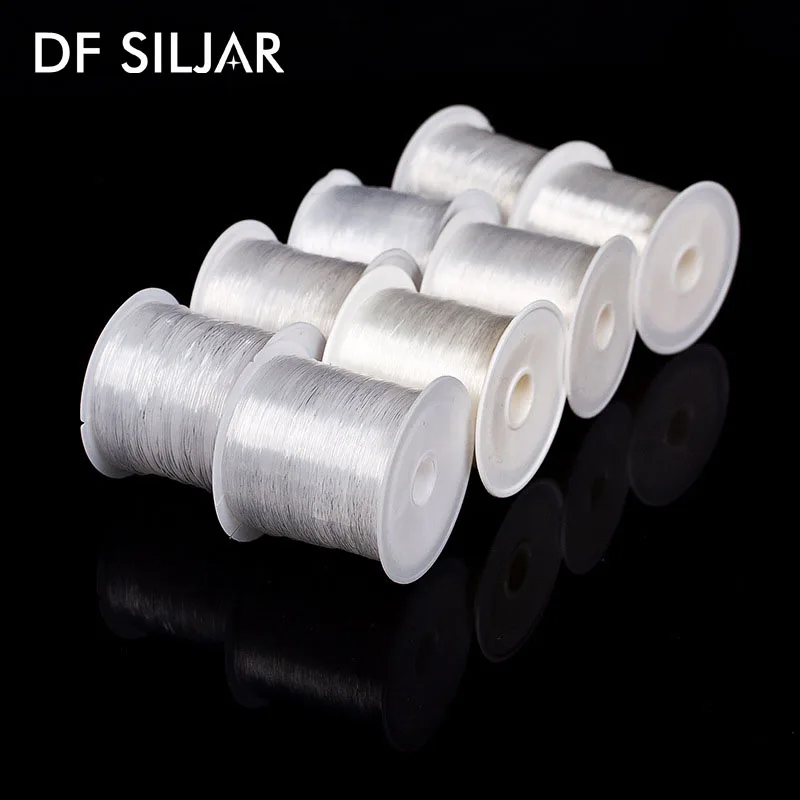 

0.2-0.8mm Roll Transparent/Clear Strong Fish NoStretch Inelastic Line Nylon String Beading Wire Cord Thread Jewelry Craft Y1834