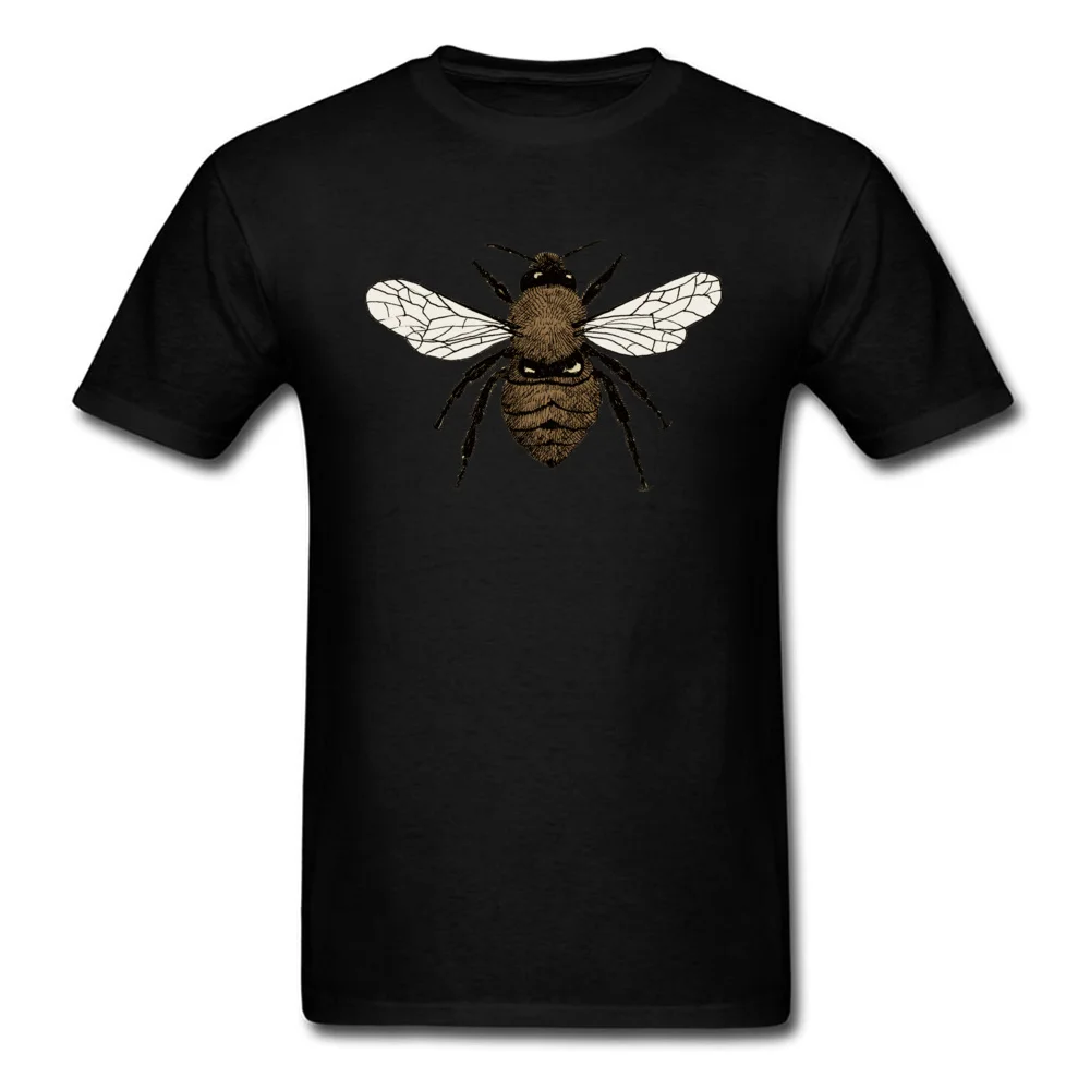 CrazySummer Short Sleeve Tops T Shirt Summer/Autumn 2018 Newest Crewneck 100% Cotton Tops Shirts Men T Shirt Bumblebee  Bumblebee black