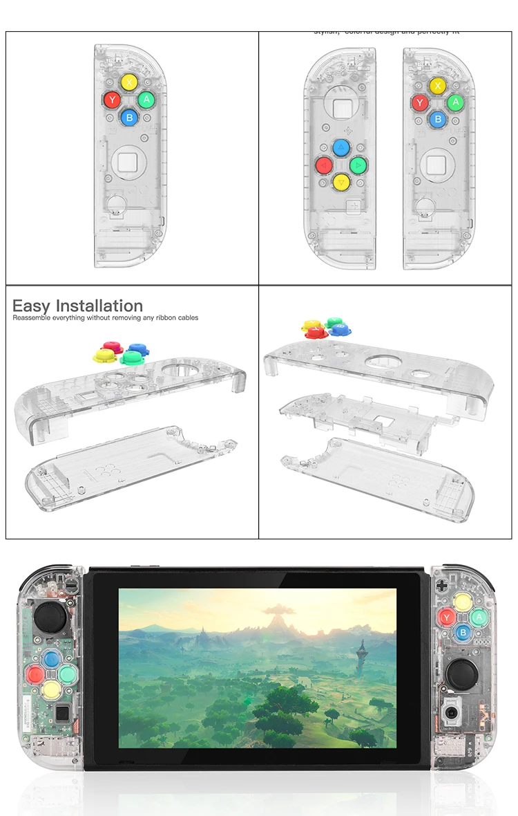 DIY портативная игровая консоль чехол для корпуса переключатель NS Joy-con контроллер полный набор сменный корпус чехол для nintendo Switch