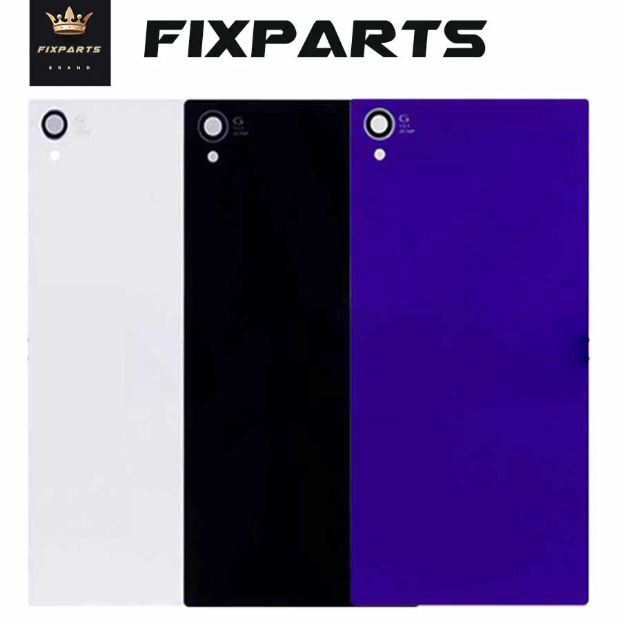 Для 5 0 &quotSONY Xperia Z1 L39h Задняя крышка батареи C6902 стеклянная дверь корпус панель