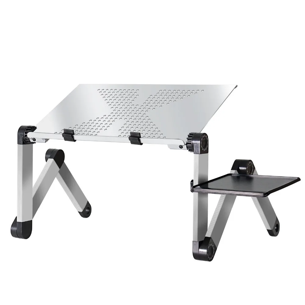  Adjustable Laptop Desk Portable Bed Desk Laptop Table for Bed Foldable Laptop Table Height Stand Wi