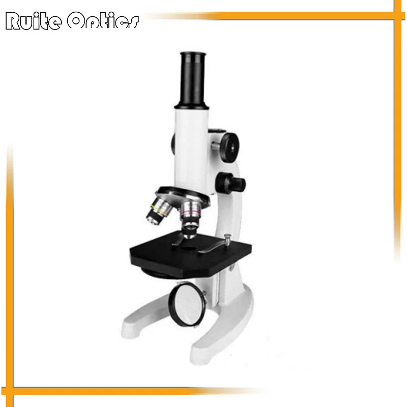 TXS01-05 20X-640X Educational Student Monocular Biological Microscope with Huygens eyepiece Vertical Monocular Head