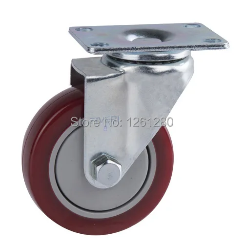 free shipping Medium-sized 4inch flat-top universal polyurethane TPU caster Ball Bearing wheel Material Handling Equipment Part free shipping Medium-sized 4inch flat-top universal polyurethane TPU caster Ball Bearing wheel Material Handling Equipment Part