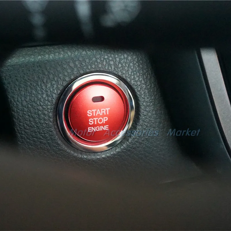

New Aluminium Alloy Engine Button Cover Ring Trim For Toyota Camry 2018