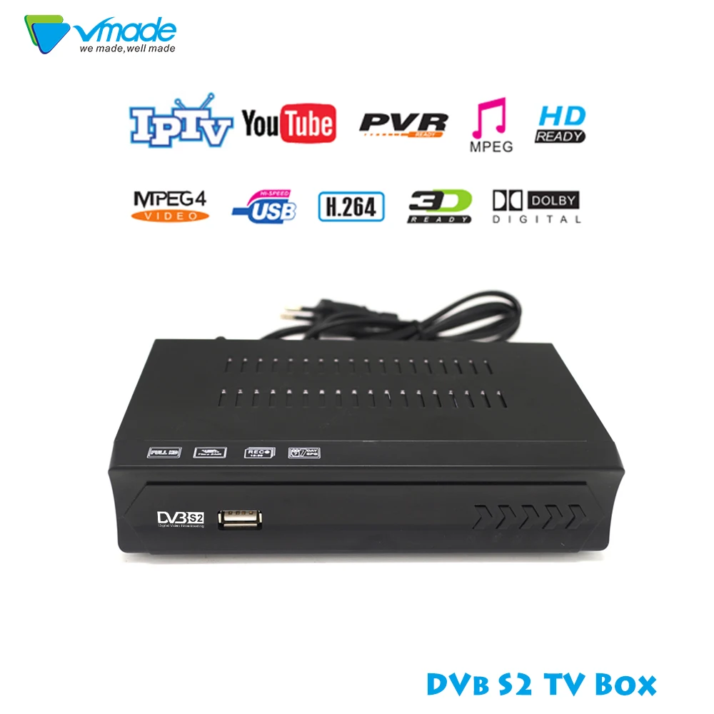 

DVB-S2 Receiver Satellite DVB S2 HD Satellite Receiver Set Top Box DVB S2 Receptor Youtube IKS Cccam Newcam Power vu Function