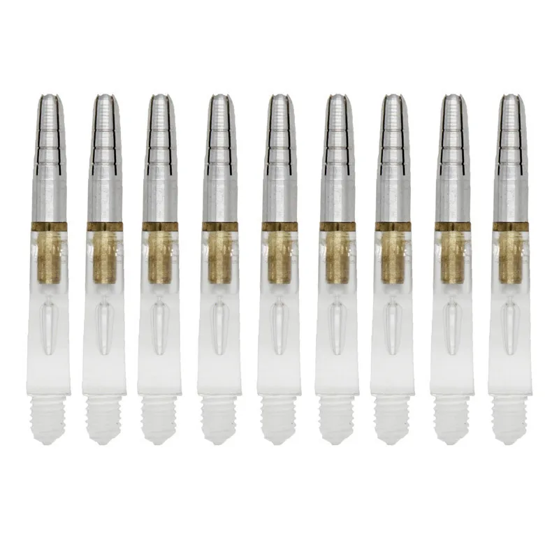 

5Pcs darts transparent crystal plastic rod darts accessories metal rod standard rod