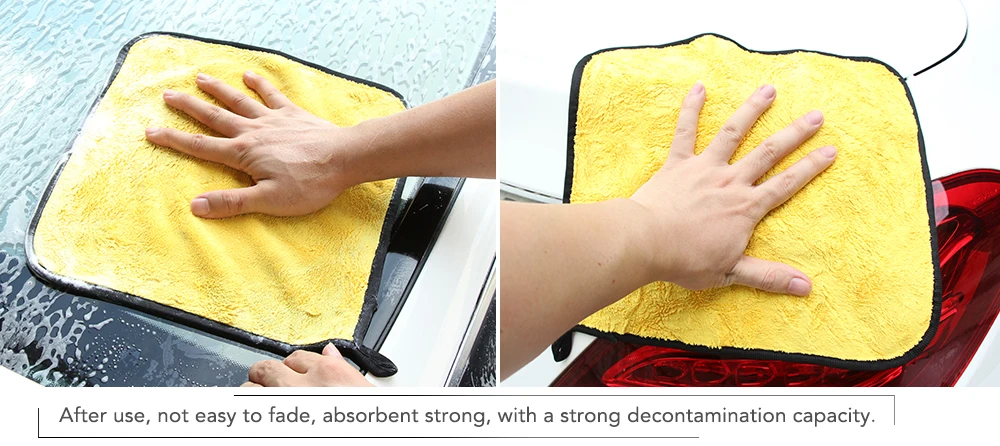 Serviette De Séchage XL En Microfibre Super Absorbante Pour Lavage Auto - Tissu De Nettoyage Doux Et Efficace