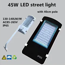 45 Вт 50 Вт уличный свет 130-140Lm/W водонепроницаемый IP65 SMD led чип AC85-265V с 40 см полюс белый/теплый белый 2 шт./партия