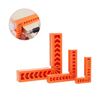 

NICEYARD 3" 4" 6" Carpentry Right Angle Ruler Square Ruler Angle Measuring Tool Assist Positioning Tool Right Angle Locator