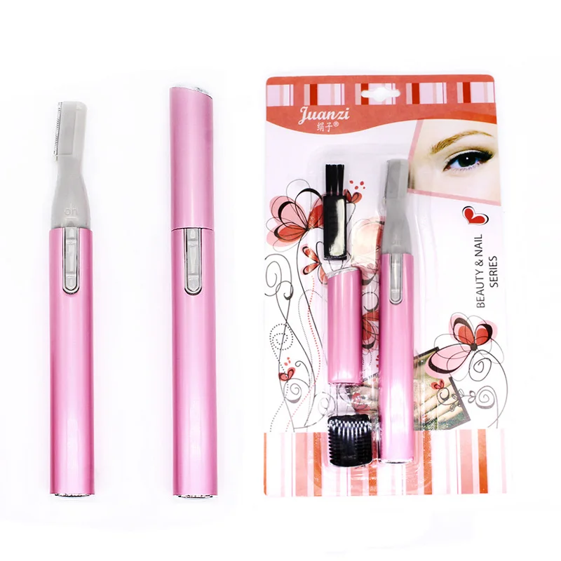Womens electric eyebrow trimmer mini professional eyebrow razor, leg