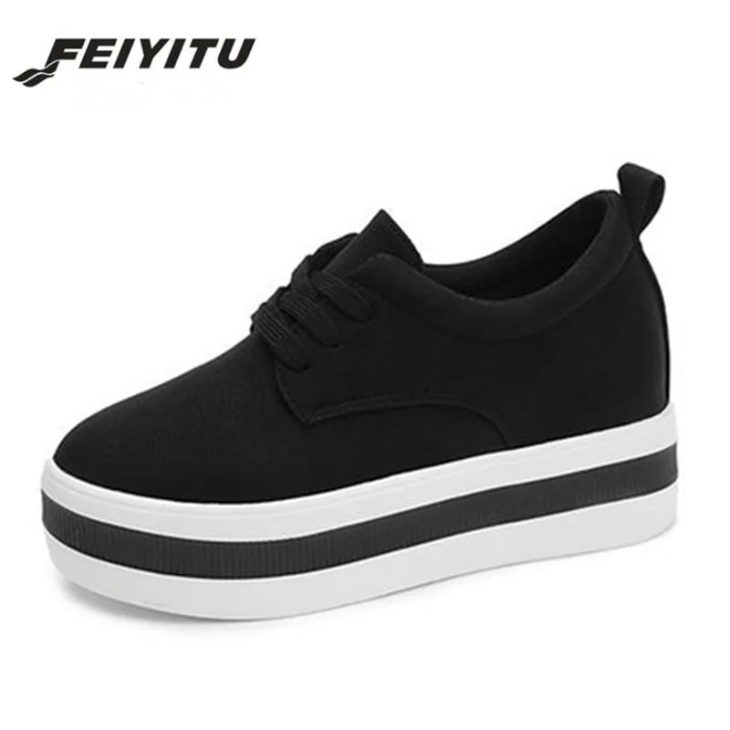 FeiYiTu женская обувь Новое поступление кроссовки дышащая круглый носок