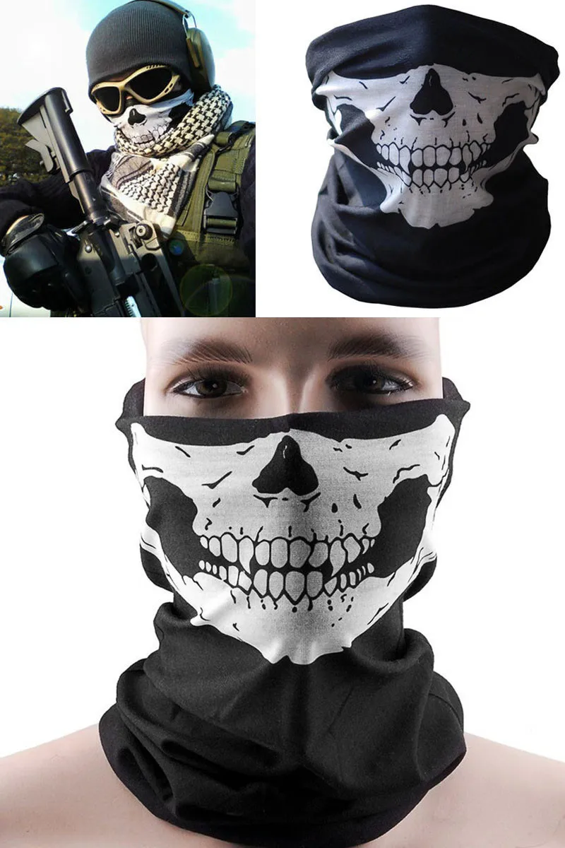 New Arrival Outdoor Scarf Mask Variety Turban Magic Scarves Face Mesh Headband Skull Neck Bandanas Fashion