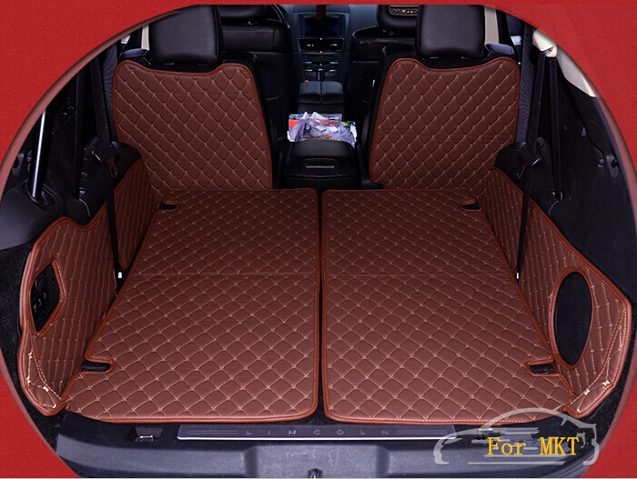 Top quality! Special trunk mats for Lincoln MKT EcoBoost 6seats 2013