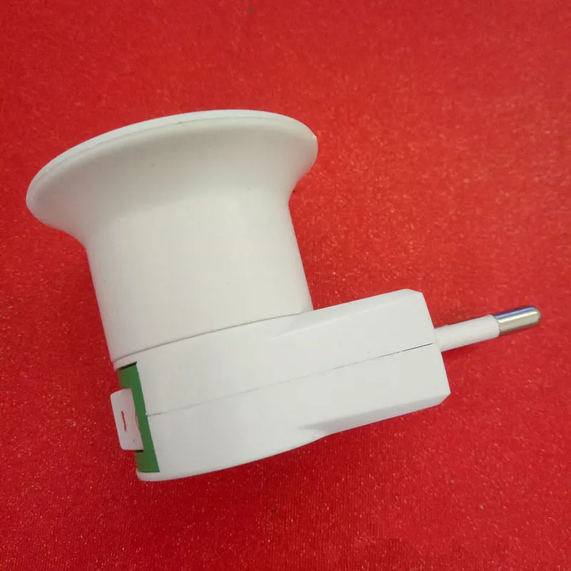 

1PC E27 female socket to EU plug adapter with power on-off control switch