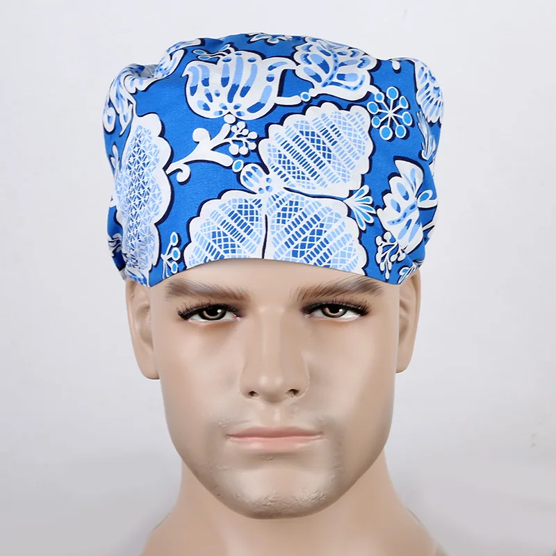 Nurse Clothing Hospital Mens Surgical Cap Medical Caps Scrub for