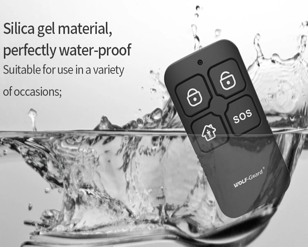 sem fio a prova d agua preta 04