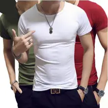 Qrxiaer Men Summer T shirt round neck 9 Solid color black white Gray short sleeve T-shirt trend casual Boy Quick Drying shirt quick dry fitted round neck short sleeve color block spliced men s training t shirt